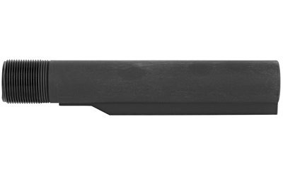 Black threaded metal pipe extension