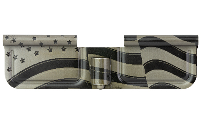 American flag decorated bipod mount