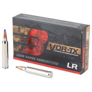 Barnes VOR-TX Long Range Rifle Ammunition .300 Win Mag 190 gr LRX-BT 2880 fps 20/ct