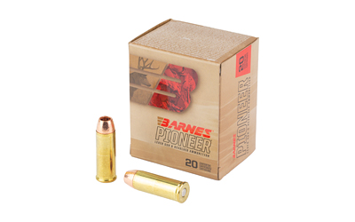 Box of Barnes Pioneer 20 cartridges and bullets