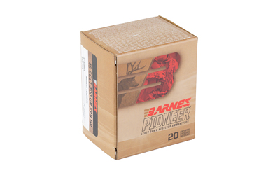 Barnes Pioneer 20 gauge ammunition box