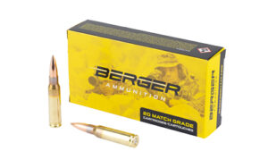 Berger Match Grade Rifle Ammunition 308 Winchester 175gr OTM Tactical 20/rds