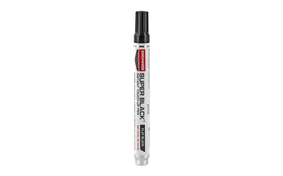 Silver Super Black permanent marker with cap