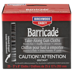 Birchwood Casey Barricade gun cloths, rust prevention.