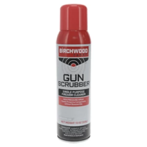 Gun scrubber spray can for firearm cleaning