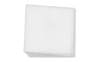 Stack of white gauze pads