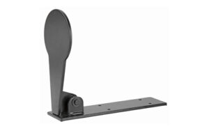 Black adjustable material cutter end stop tool