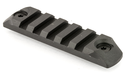 Black tactical rail mount with screws
