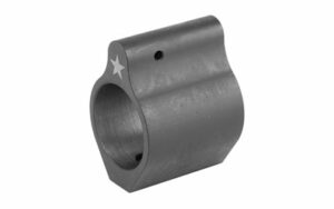 Machined steel gun barrel gas block