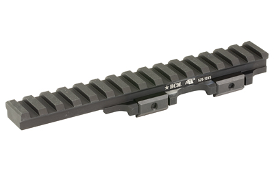 Black Picatinny rail scope mount for rifle