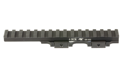 Black metal Picatinny rail mount