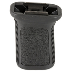 Black polymer foregrip for firearm accessory