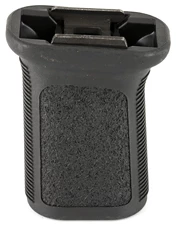 Black polymer foregrip for firearm accessory