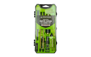 Rifle and airgun cleaning kit in green case