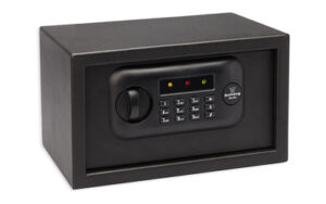 Black electronic keypad home safe box