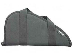 BULLDOG PISTOL CASE 15" BLACK - ACCESSORY POCKET & CARRY STRAP