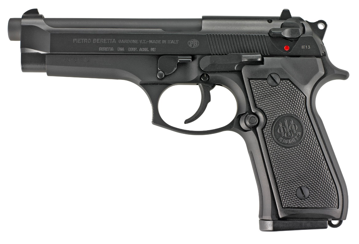 BERETTA 92FS 9MM 4.9" 10RD FS - BLUED BLACK POLY USA