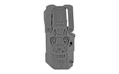 Gray rugged trail camera with mounting bracket