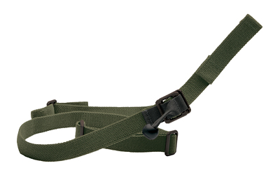 Green adjustable strap with plastic buckle