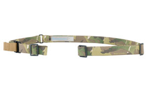Camouflage tactical belt with metal buckles