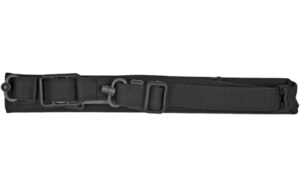 Black adjustable strap with buckle and hook