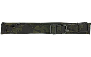 Camouflage tactical belt with metal buckle