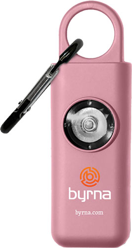BYRNA BANSHEE ALARM/FLASHING - LIGHT DEVICE W/CLIP PINK