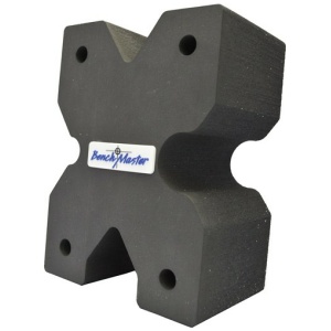 X-shaped foam rifle rest block