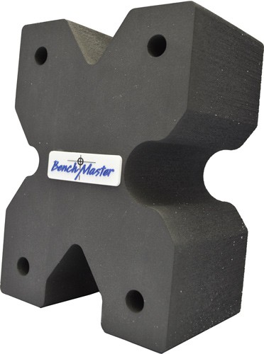 X-shaped foam rifle rest block