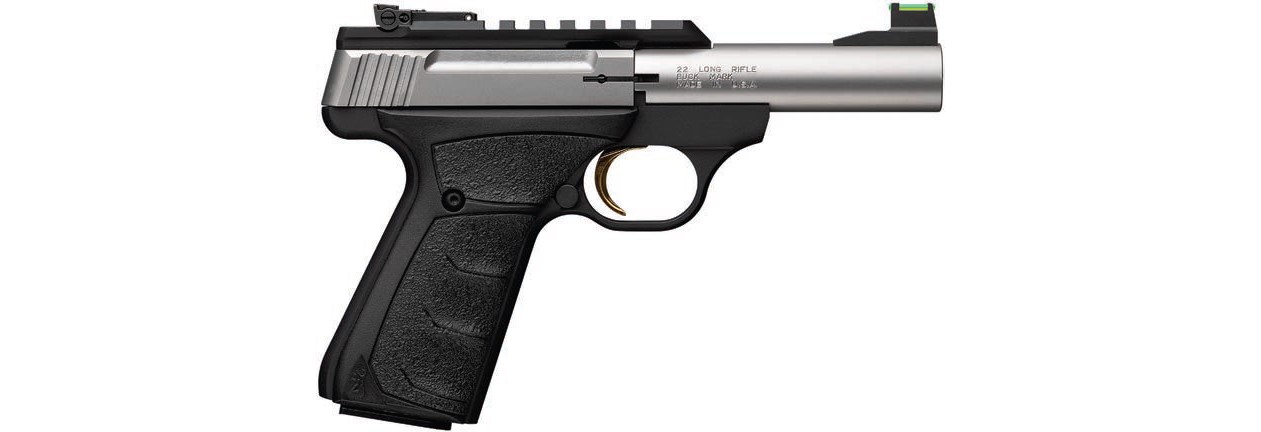 BROWNING BUCK MARK PLUS MICRO - BULL 22LR 4" BLACK/STAINLESS
