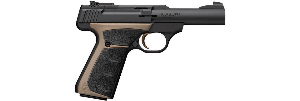 BROWNING BUCK MARK MICRO BULL - 4" BLACK/FDE
