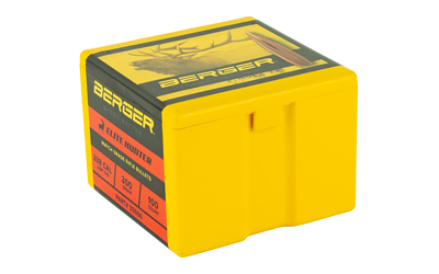 Yellow Berger paint container with red label