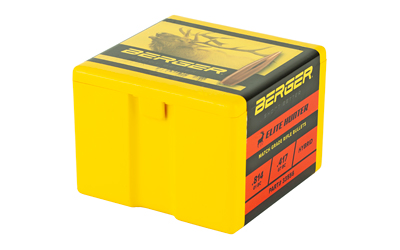 Yellow Berger paint container with red label