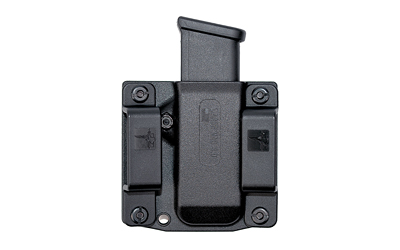 Black magazine pouch with belt clips