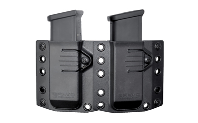 Double magazine holder with black clips