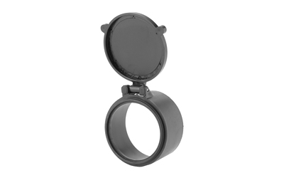 Gray cylindrical pipe fitting with hinged lid