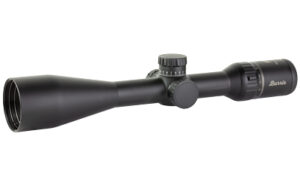 Black rifle scope isolated on white background