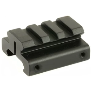Black rail mount accessory for firearms