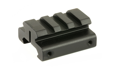 Black rail mount accessory for firearms