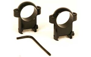 BURRIS HIGH 1" ZEE RINGS BLK
