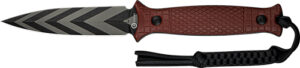 CIVIVI KNIFE PERFRICO FIXED - 4.49" BUGUNDY G10/STRIPED BLD