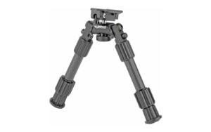 Adjustable tactical rifle bipod with extended legs