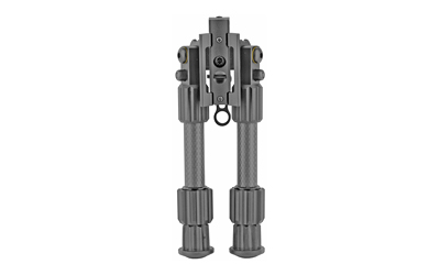 Adjustable rifle bipod with mounting bracket