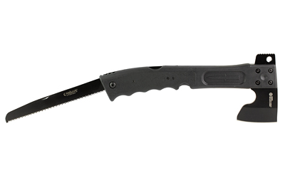 Compact camping axe with integrated saw blade