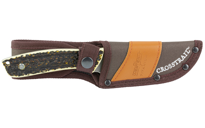 CrossTrail knife with brown sheath