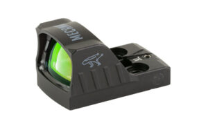 Compact reflex sight with green lens
