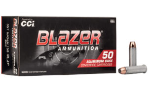 CCI Blazer Aluminum Handgun Ammunition .357 Mag 158 gr JHP 1150 fps 50/ct