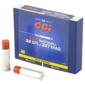 CCI .38 shotshell ammo for pest control