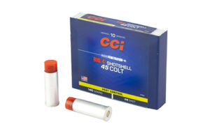 CCI Big 4 .45 Colt shotshell box and cartridges