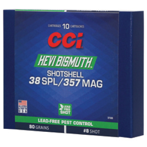 CCI HEVI BISMUTH .38/.357 shotshell box